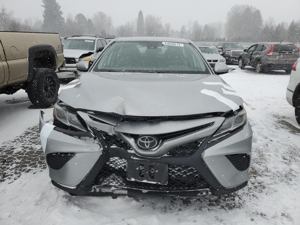 2019 Toyota Camry VIN 4T1B11HK6KU267832 Copart auction photo, front end damage thumbnail 5