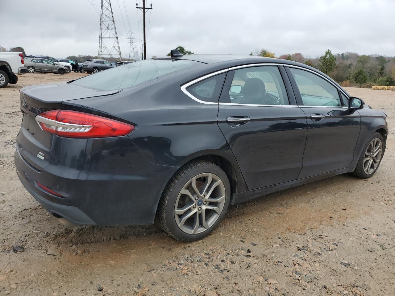 2019 Ford Fusion VIN 3FA6P0CD3KR259725 Copart auction photo, front end damage thumbnail 3