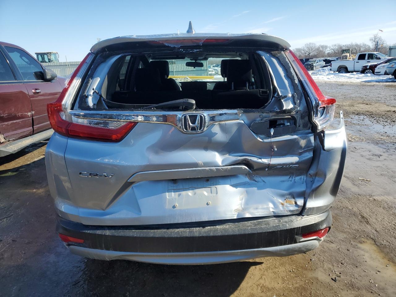 2019 Honda CR-V VIN 5J6RW2H55KA019670 Copart auction photo, rear end damage thumbnail 6
