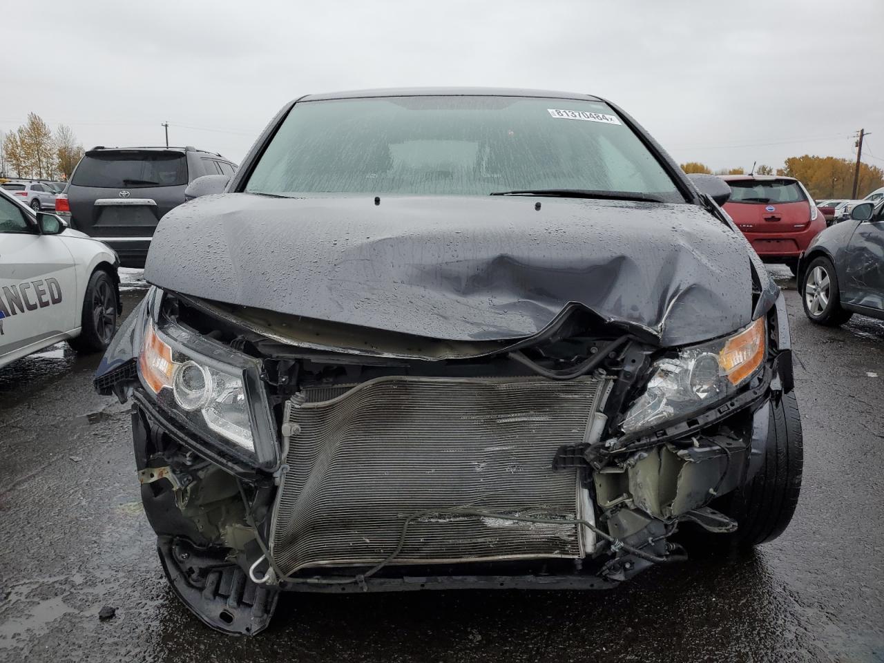 2016 Honda Odyssey VIN 5FNRL5H33GB131963 Copart auction photo, front end damage thumbnail 5