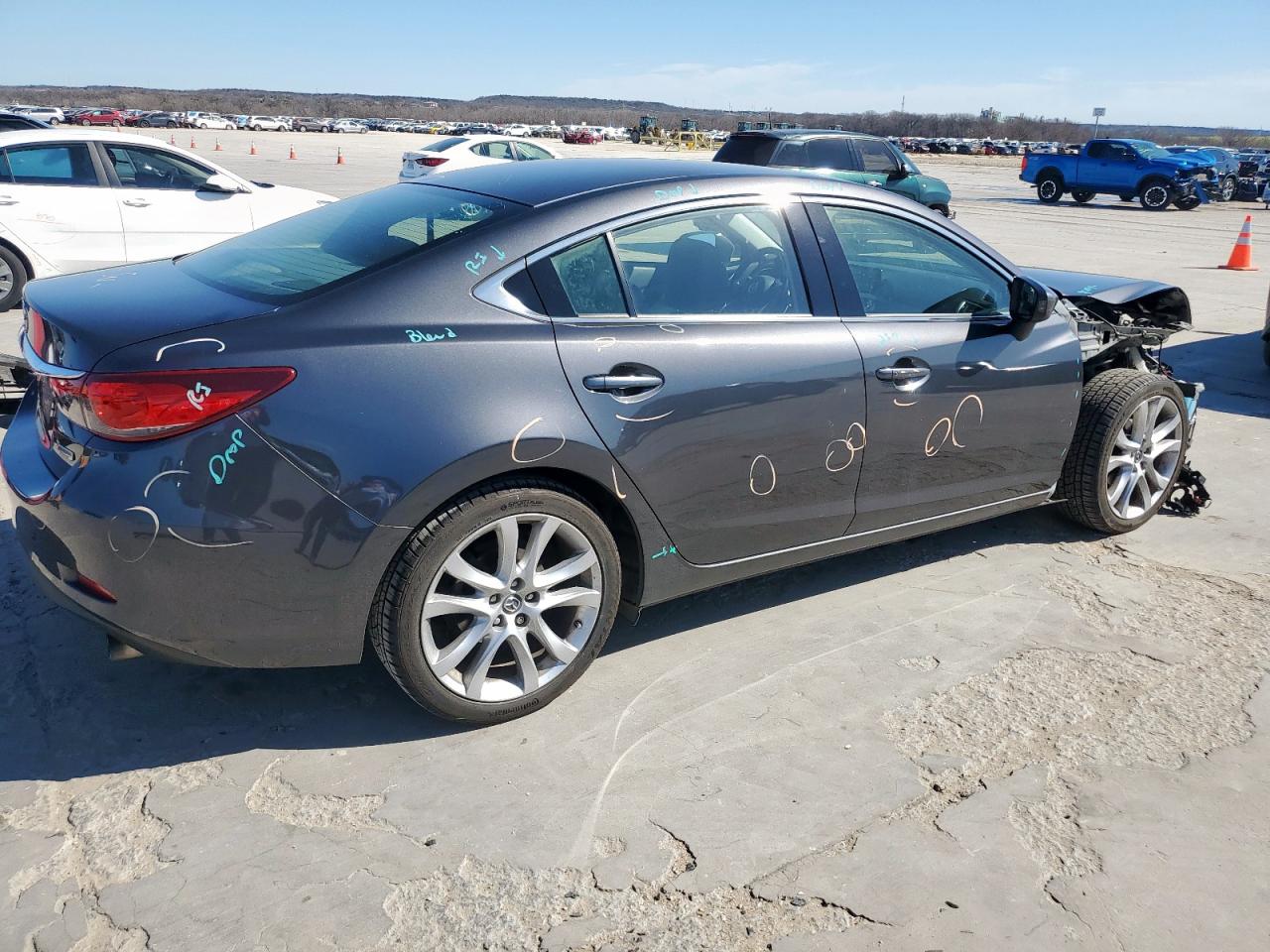2016 Mazda 6 VIN JM1GJ1V54G1434335 Copart auction photo, front end / all over damage thumbnail 3