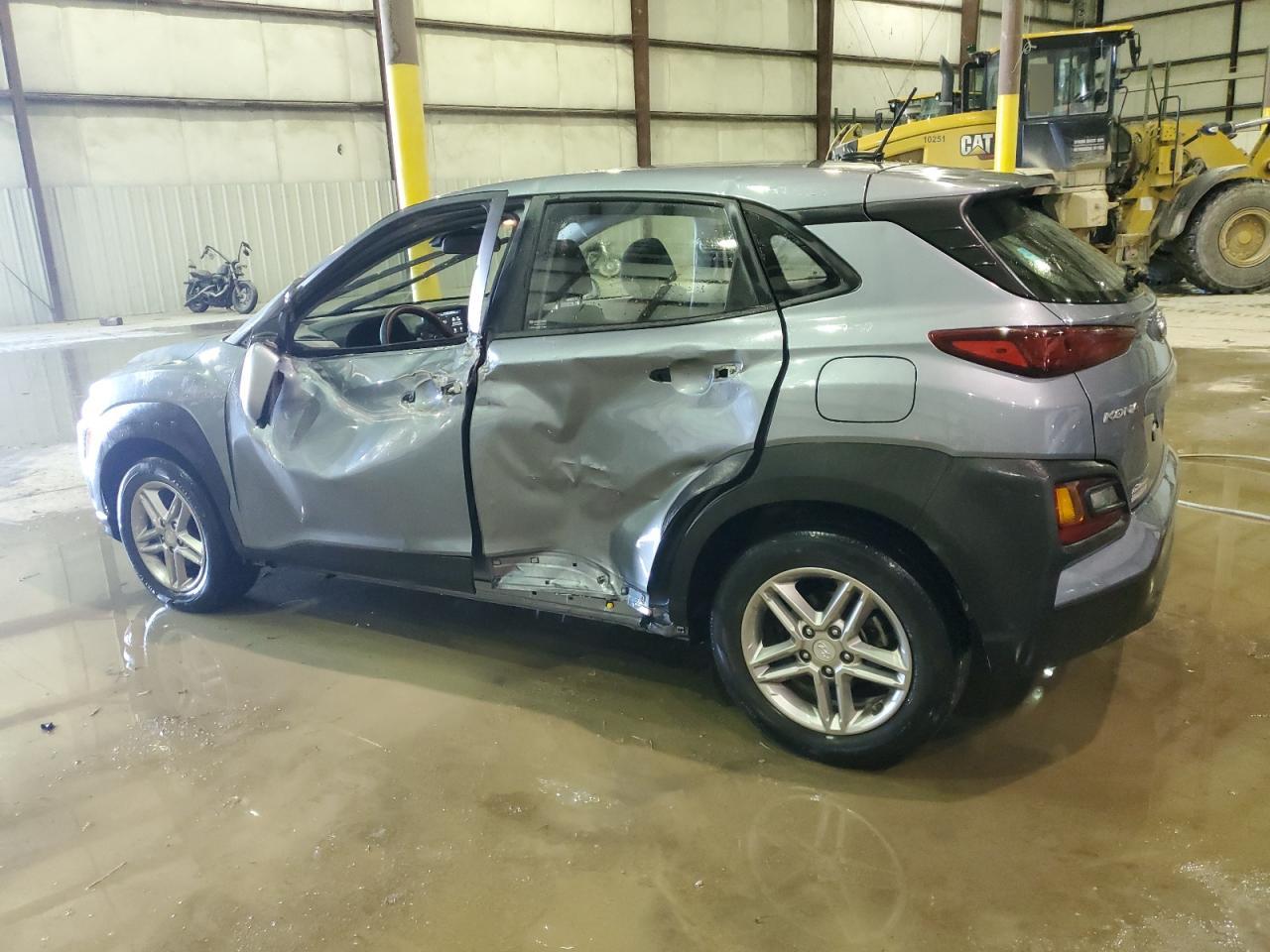2019 Hyundai Kona VIN KM8K12AAXKU305781 Copart auction photo, side damage thumbnail 2