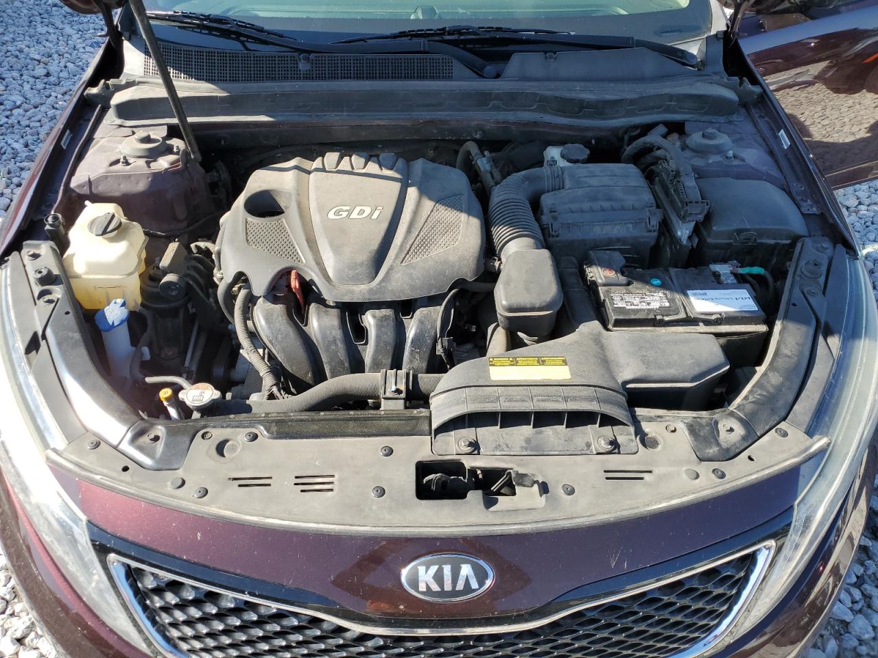 2015 KIA Optima VIN 5XXGN4A72FG414763 Copart auction photo, rear end / side damage thumbnail 11