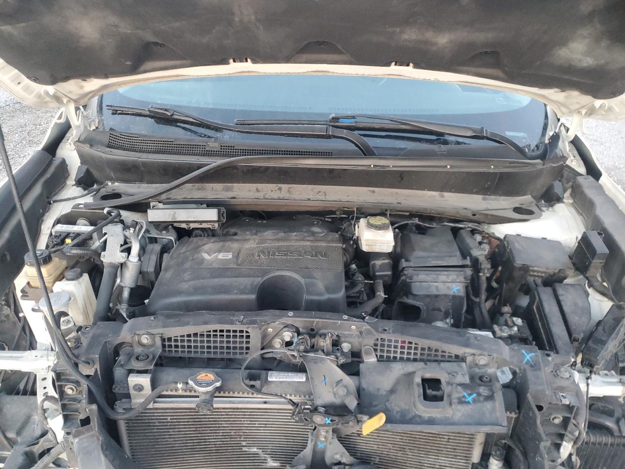 2017 Nissan Pathfinder VIN 5N1DR2MN2HC674116 Copart auction photo, front end damage thumbnail 13