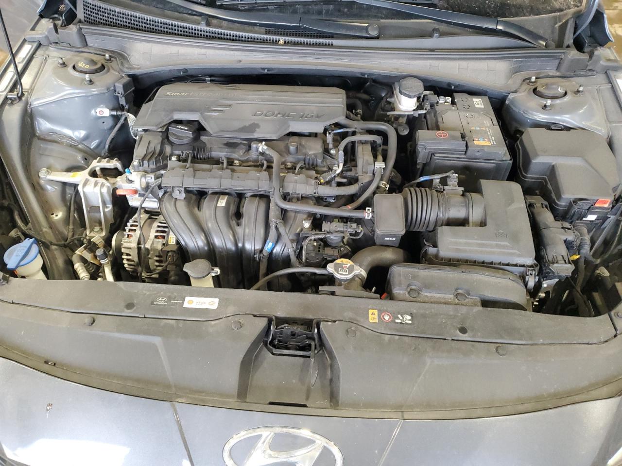 2023 Hyundai Elantra VIN KMHLM4AGXPU566282 Copart auction photo, side / rear end damage thumbnail 11