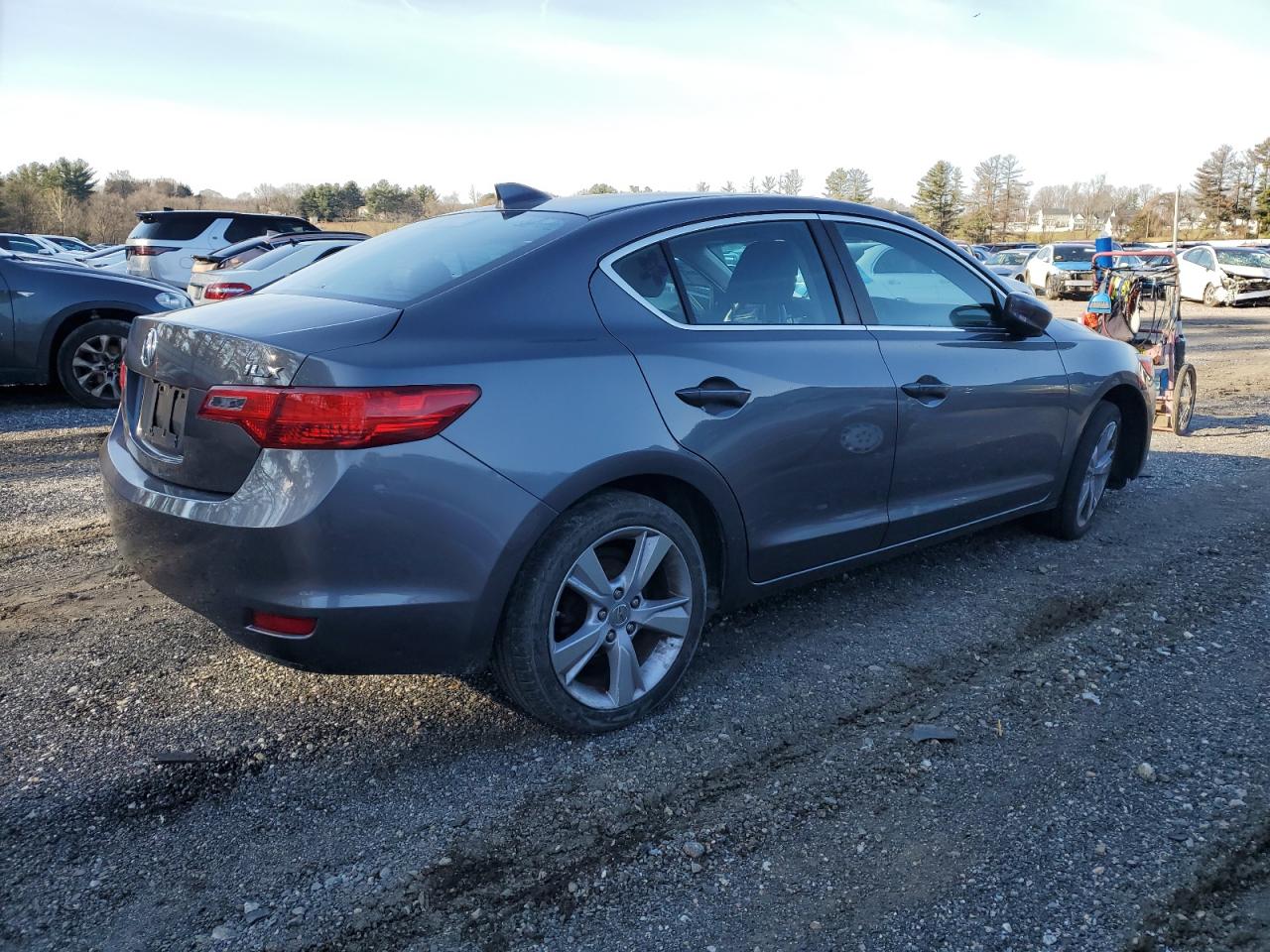 2015 Acura ILX VIN 19VDE1F30FE008571 Copart auction photo, rear end / undercarriage damage thumbnail 3