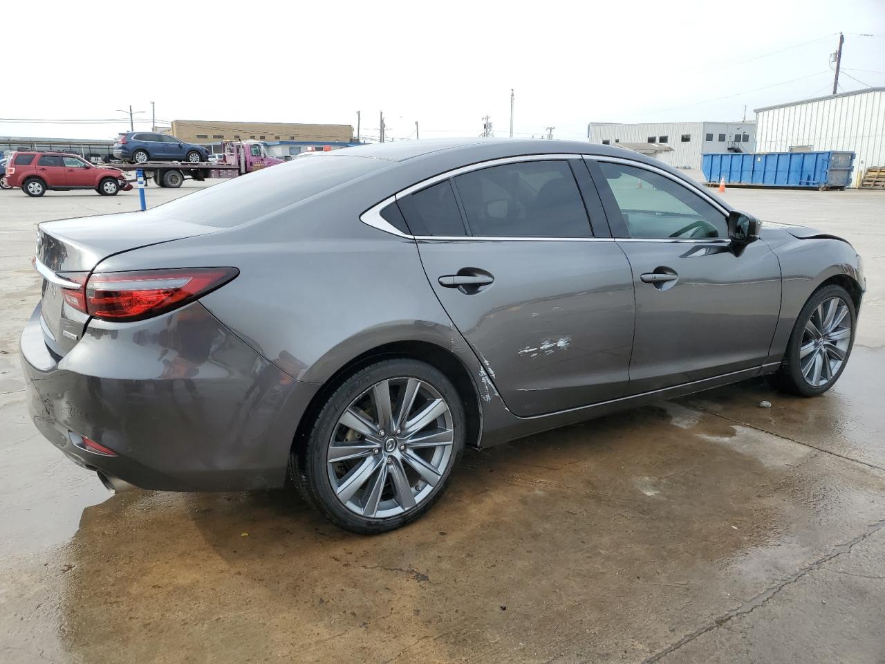 2019 Mazda 6 VIN JM1GL1VM1K1503119 Copart auction photo, front end / side damage thumbnail 3