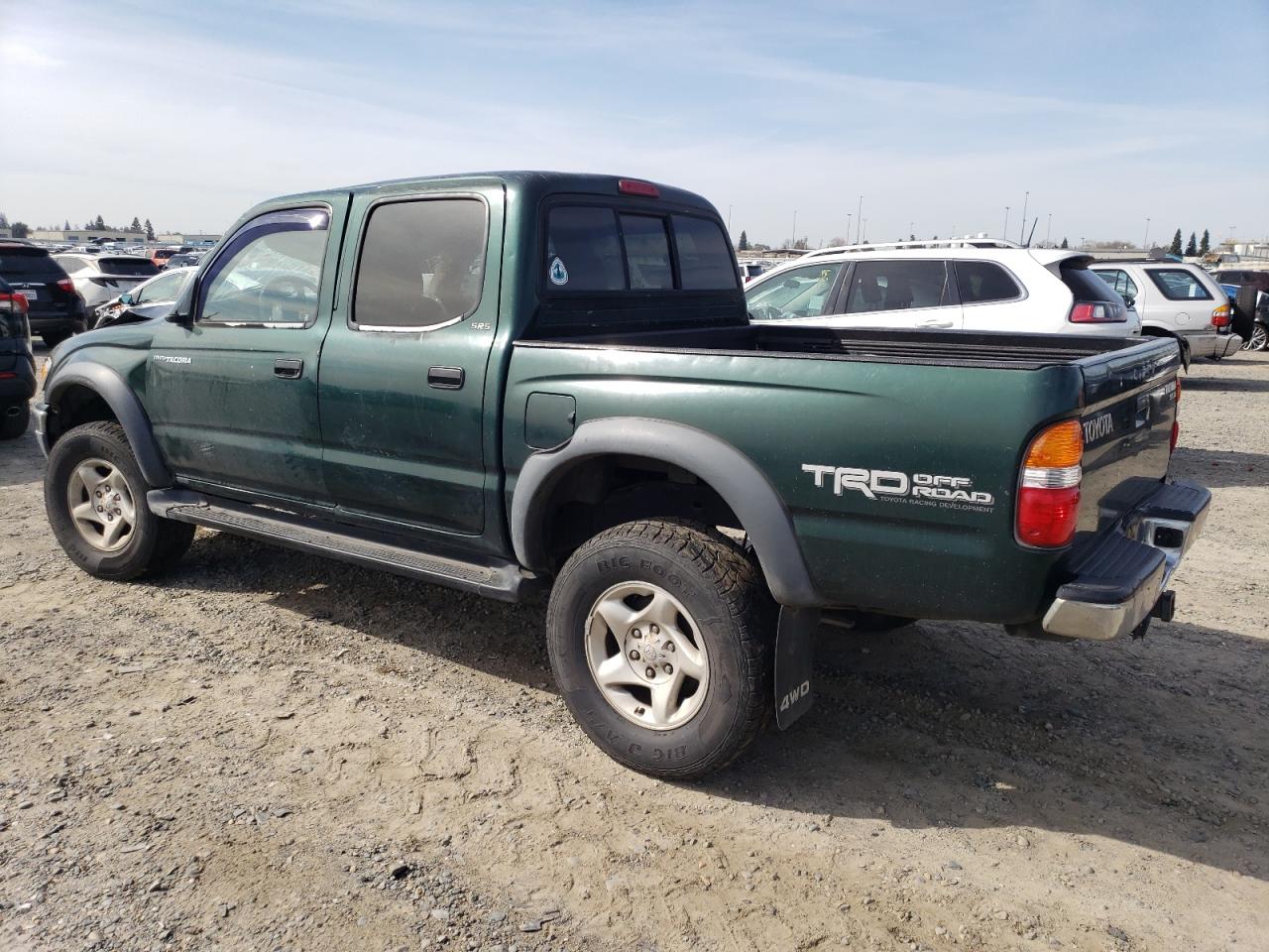 2001 Toyota Tacoma VIN 5TEHN72N31Z836263 Copart auction photo, front end / side damage thumbnail 2