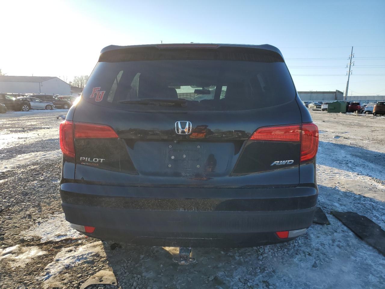 2017 Honda Pilot VIN 5FNYF6H54HB083899 Copart auction photo, front end damage thumbnail 6