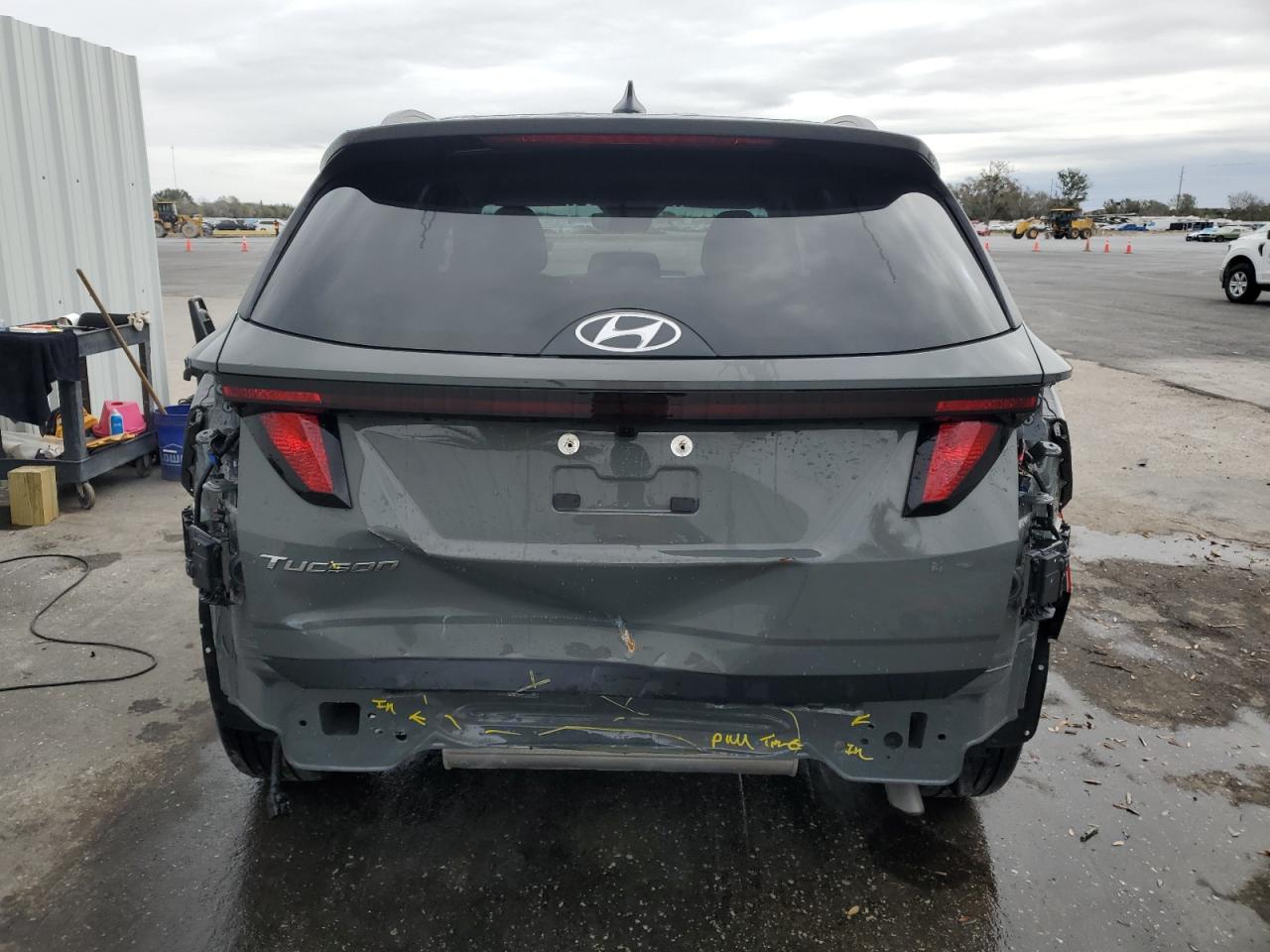 2024 Hyundai Tucson VIN 5NMJB3DE1RH386107 Copart auction photo, rear end damage thumbnail 6