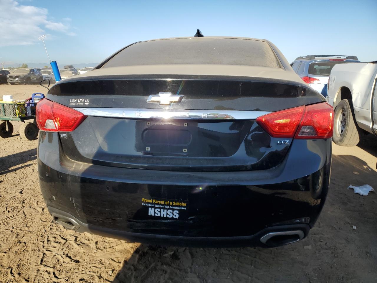 2015 Chevrolet Impala VIN 2G1165S37F9102894 Copart auction photo, front end / rear end damage thumbnail 6