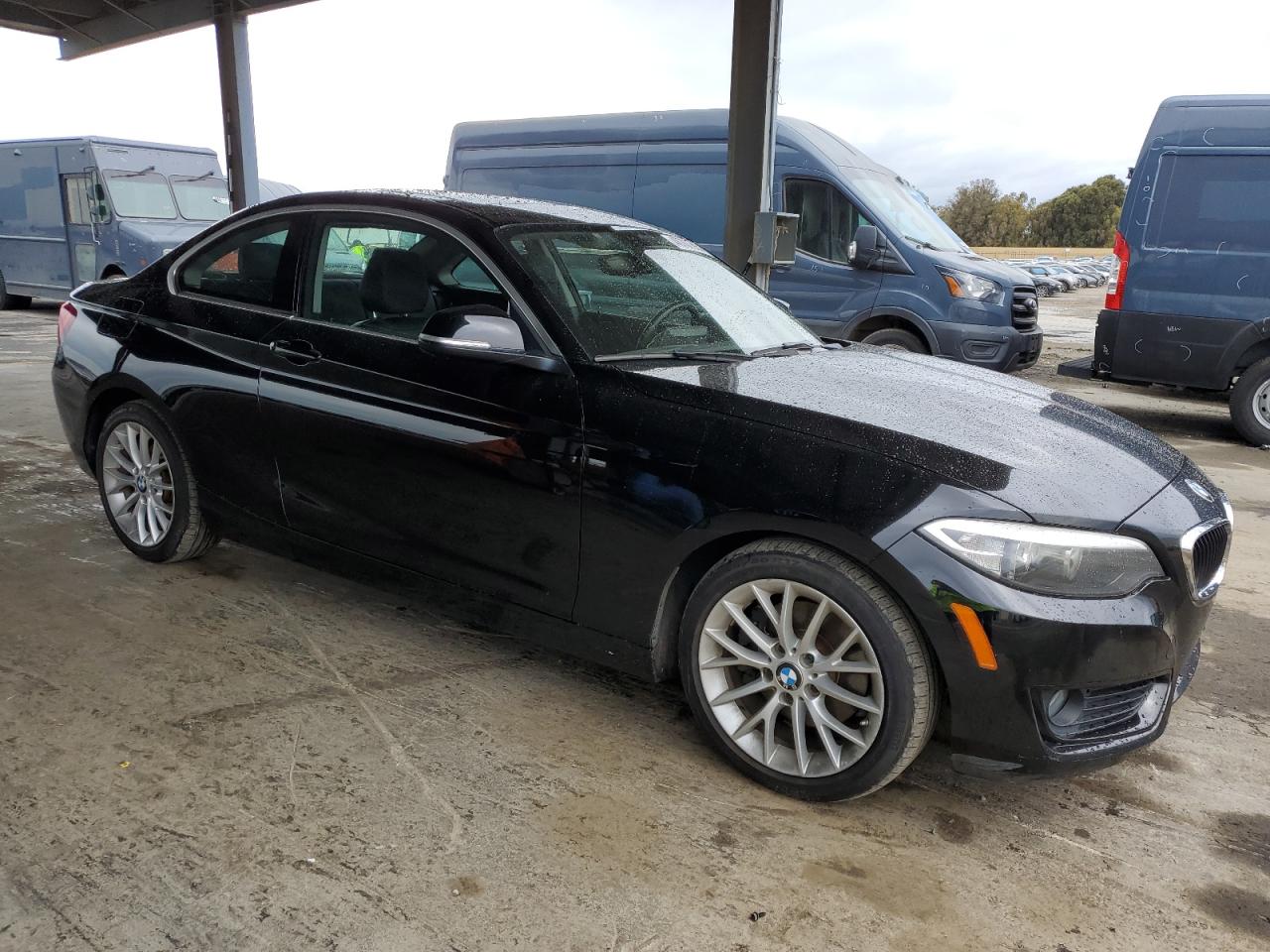 2014 BMW 2er VIN WBA1F5C53EV255420 Copart auction photo, rear end damage thumbnail 4