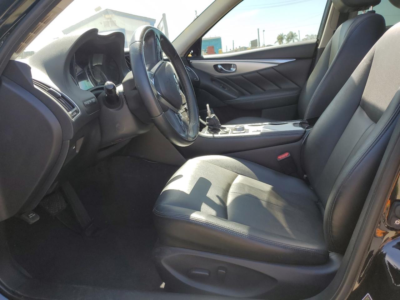2019 Infiniti Q50 VIN JN1EV7AP4KM543314 Copart auction photo, stripped damage thumbnail 7