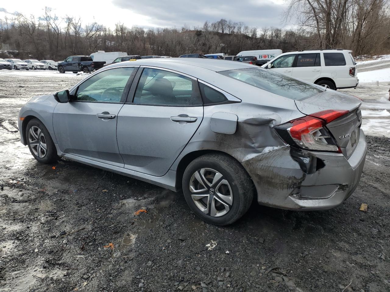 2016 Honda Civic VIN 19XFC2F56GE247170 Copart auction photo, rear end / minor dent/scratches damage thumbnail 2