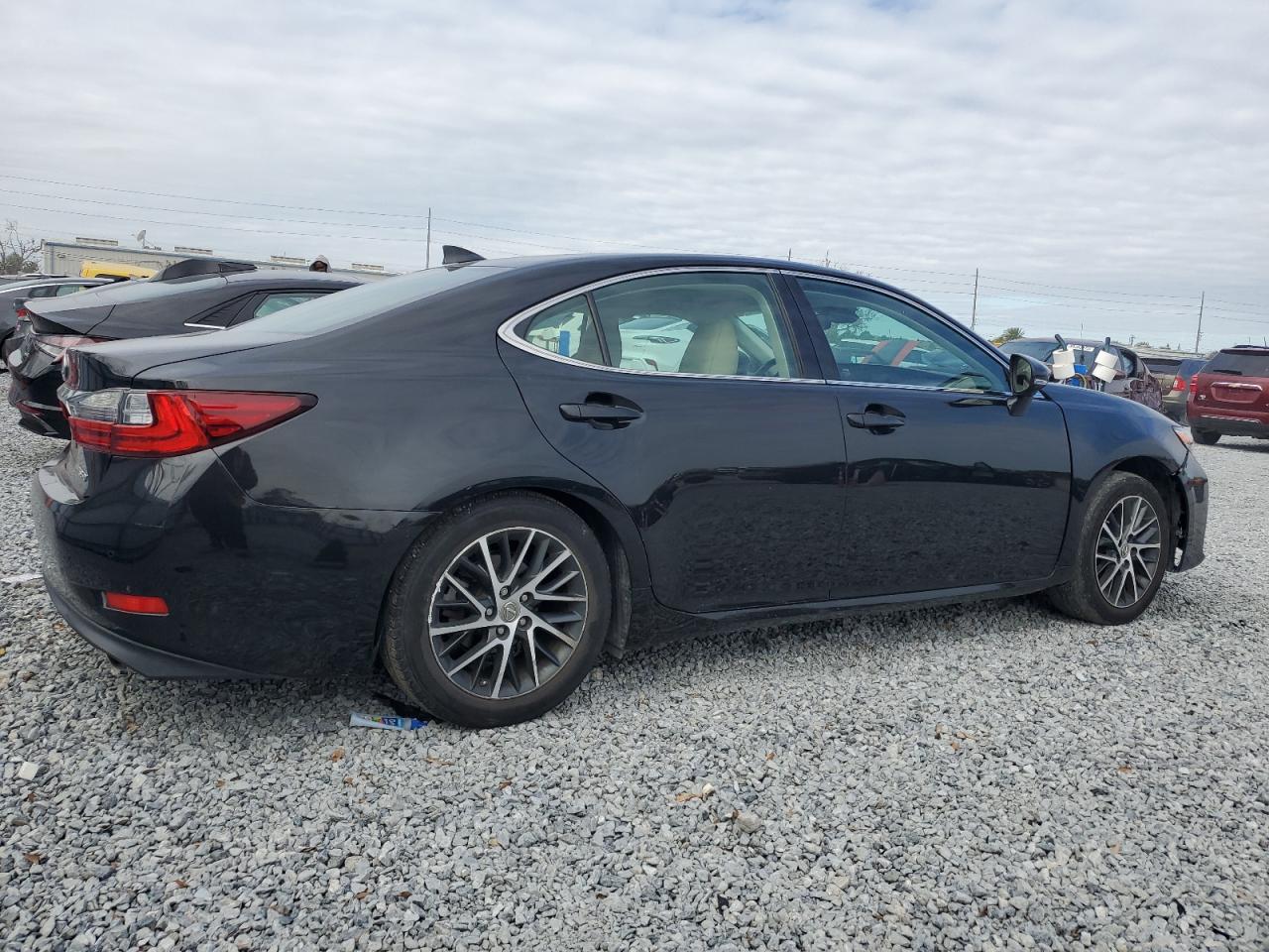 2016 Lexus ES VIN 58ABK1GG0GU032448 Copart auction photo, side / rear end damage thumbnail 3
