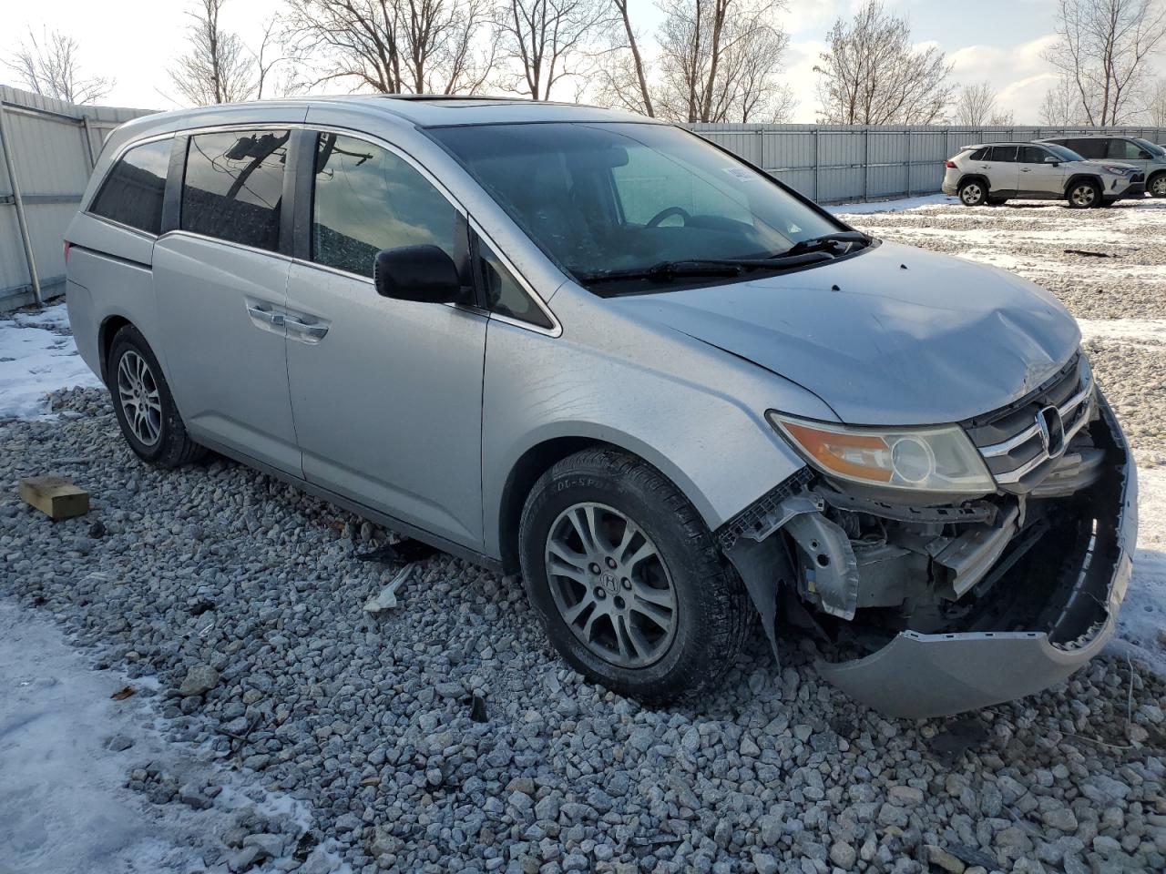 2011 Honda Odyssey VIN 5FNRL5H62BB005371 Copart auction photo, front end damage thumbnail 4