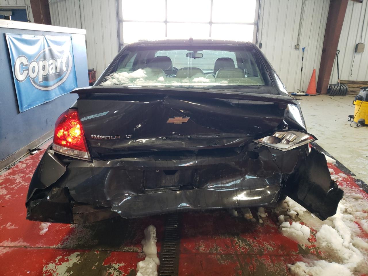 2008 Chevrolet Impala VIN 2G1WT58N381359320 Copart auction photo, rear end damage thumbnail 6