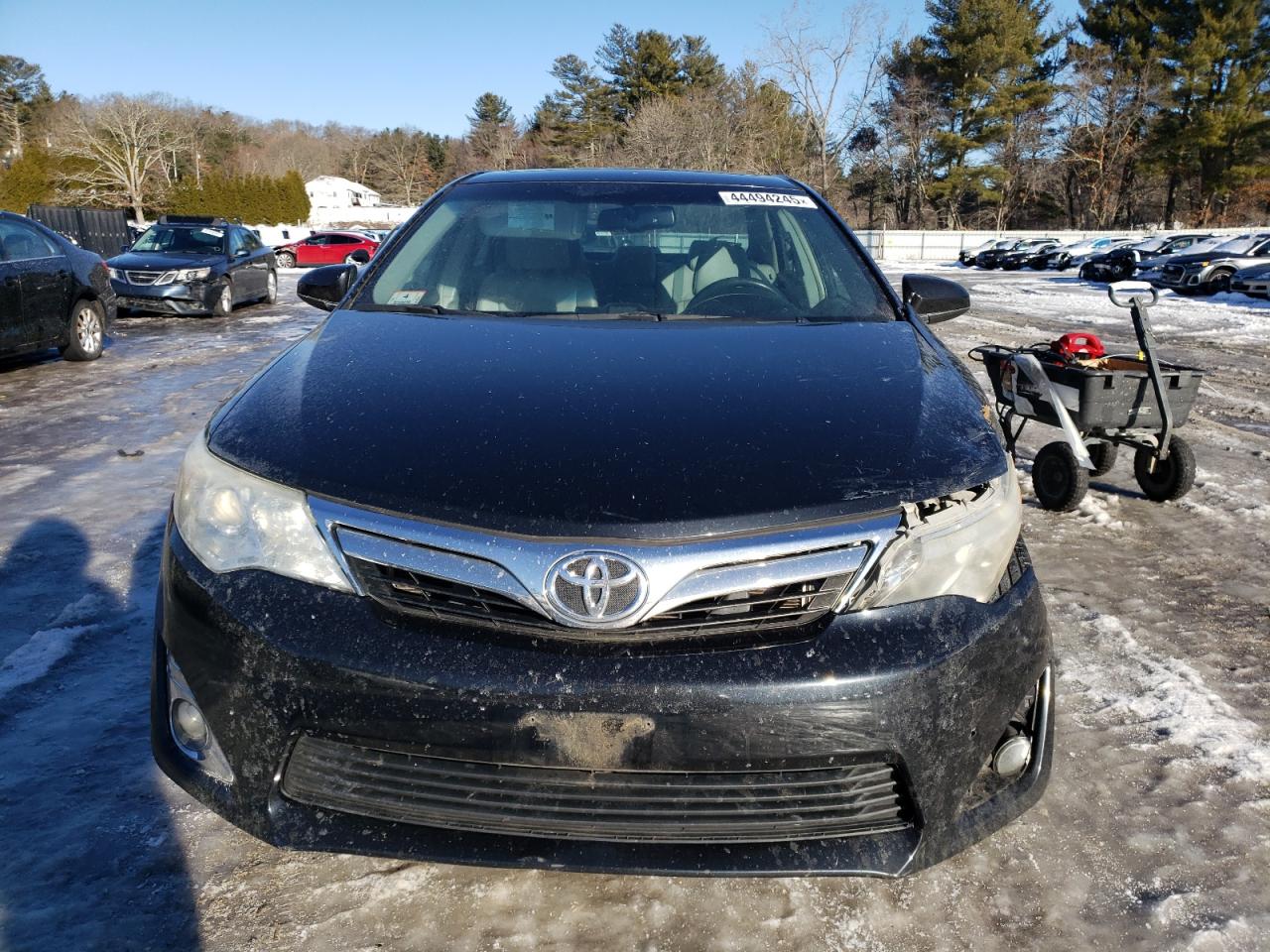 2012 Toyota Camry VIN 4T1BK1FK3CU508277 Copart auction photo, front end / rear end damage thumbnail 5