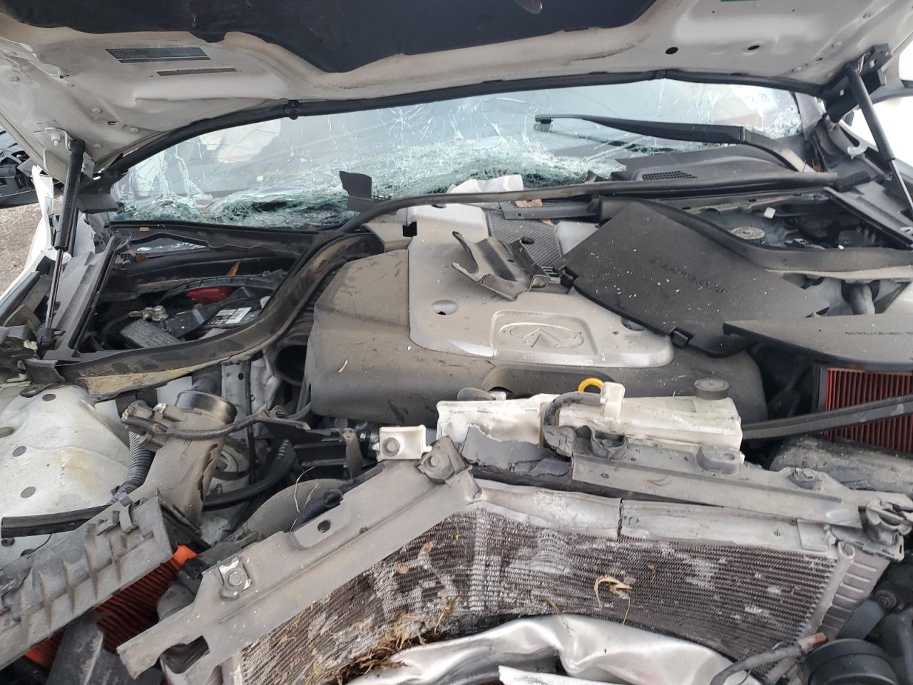 2013 Infiniti G VIN JN1CV6EK7DM922942 Copart auction photo, front end damage thumbnail 12