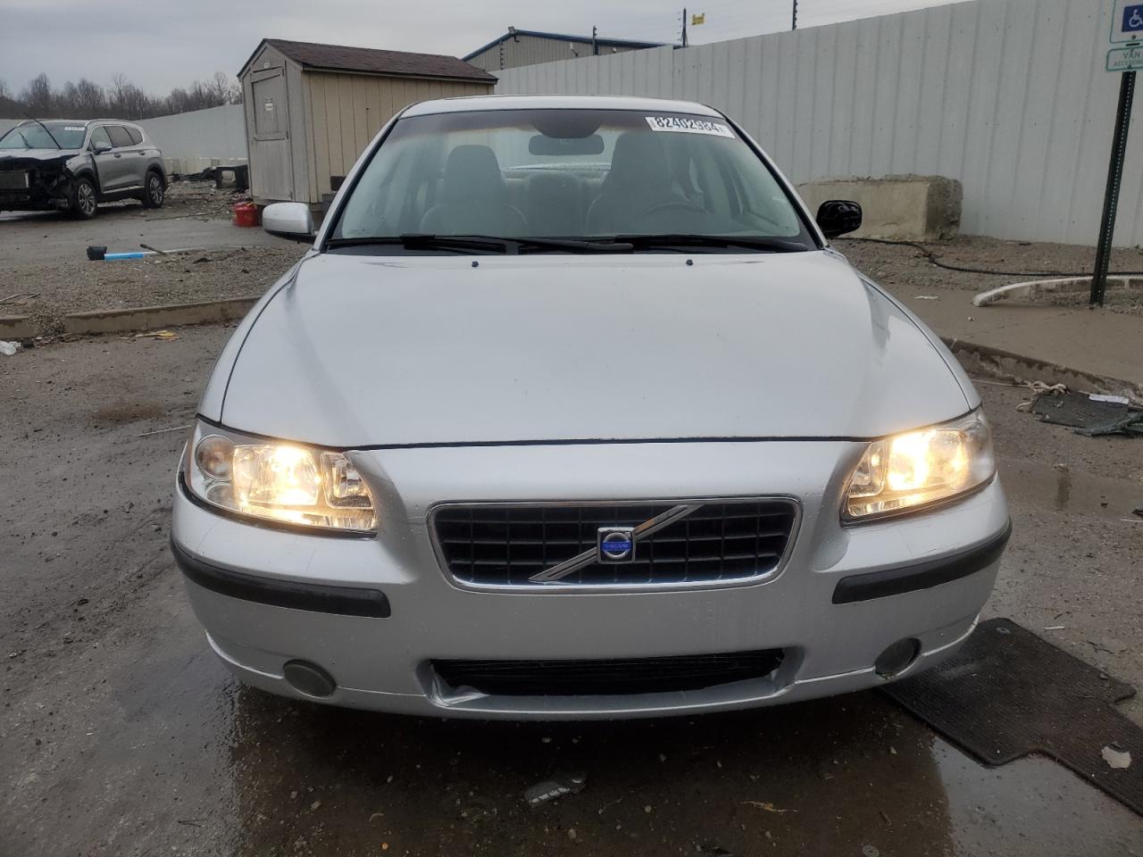 2005 Volvo S60 VIN YV1RS592052432368 Copart auction photo, rear end damage thumbnail 5