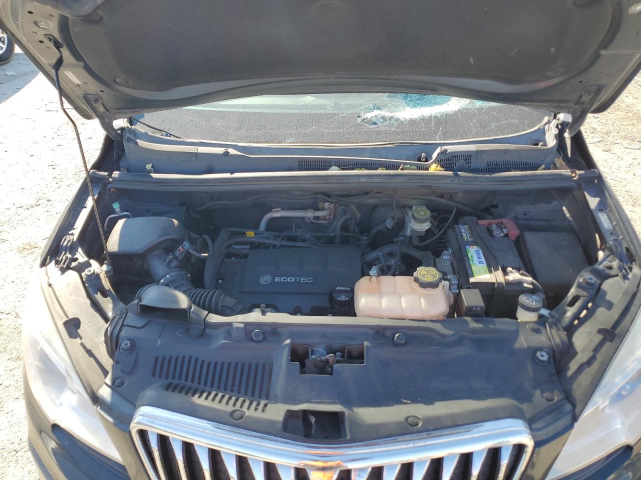 2016 Buick Encore VIN KL4CJBSB5GB734906 Copart auction photo, top/roof / minor dent/scratches damage thumbnail 12