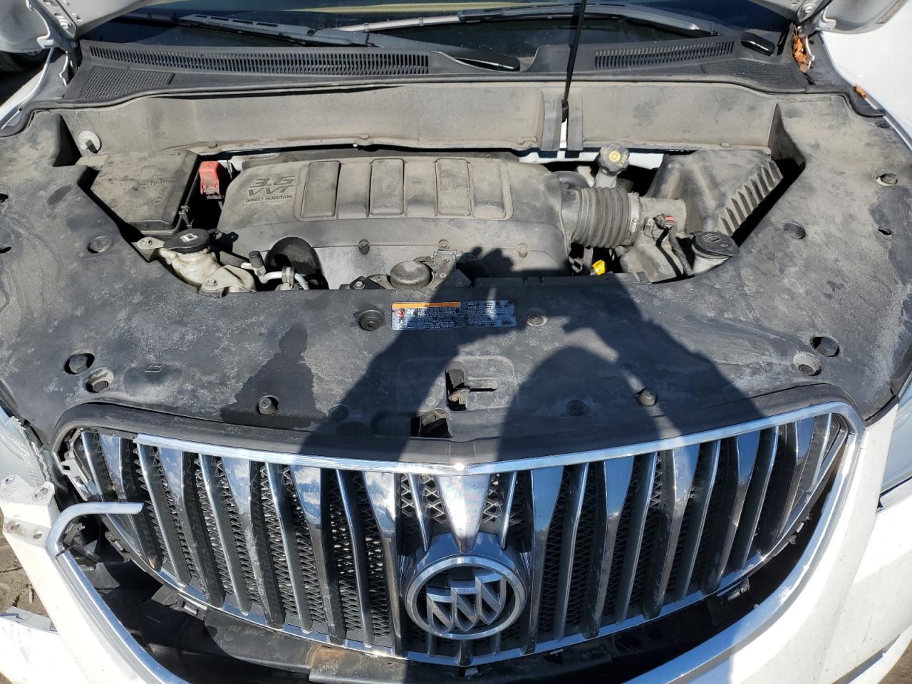 2017 Buick Enclave VIN 5GAKRBKD2HJ318347 Copart auction photo, front end / side damage thumbnail 12