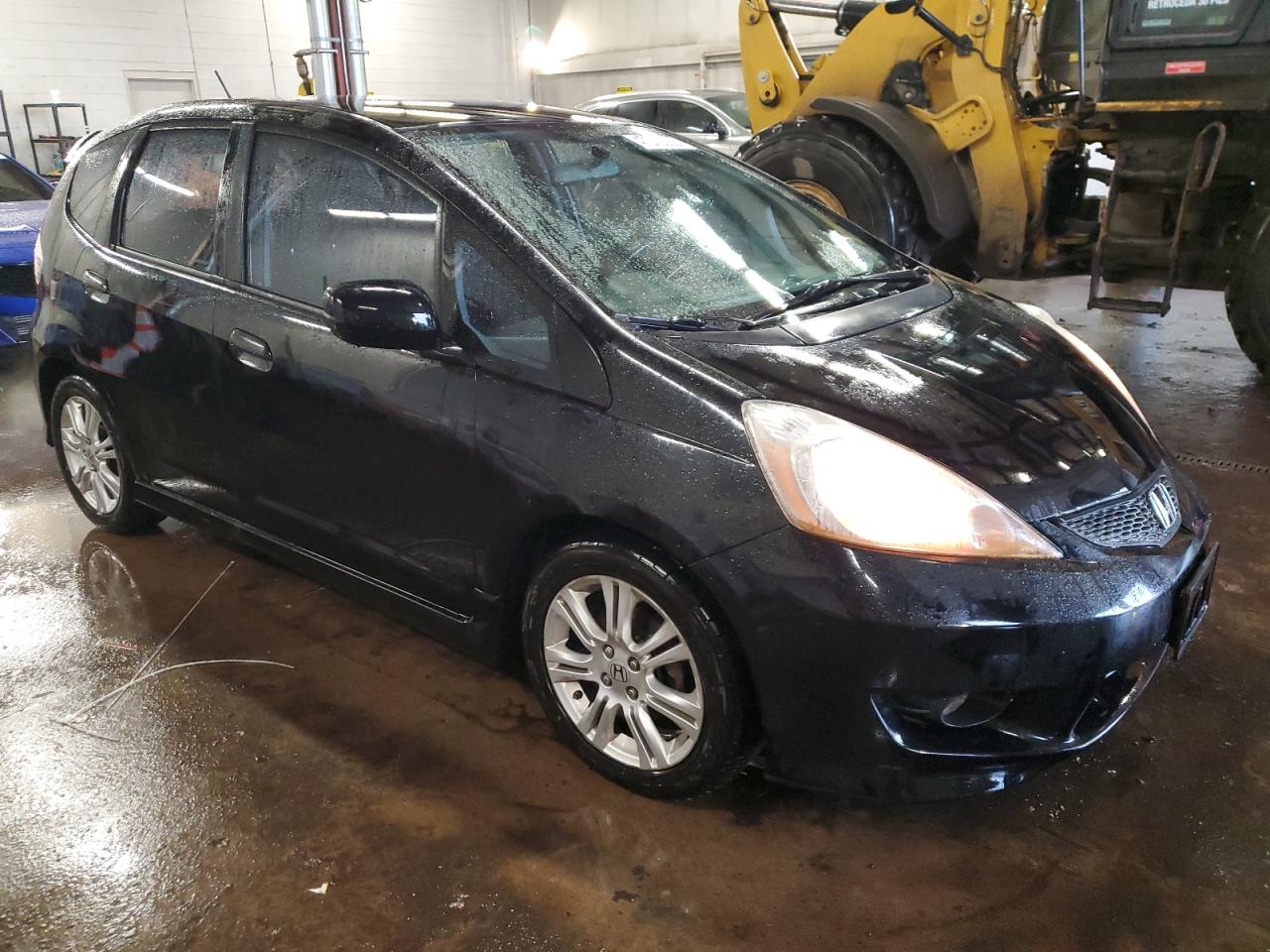 2009 Honda Fit VIN JHMGE88489S060839 Copart auction photo, rear end / side damage thumbnail 4