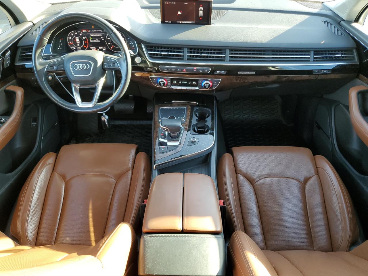 2018 Audi Q7 VIN WA1VAAF72JD002432 Copart auction photo, stripped damage thumbnail 8