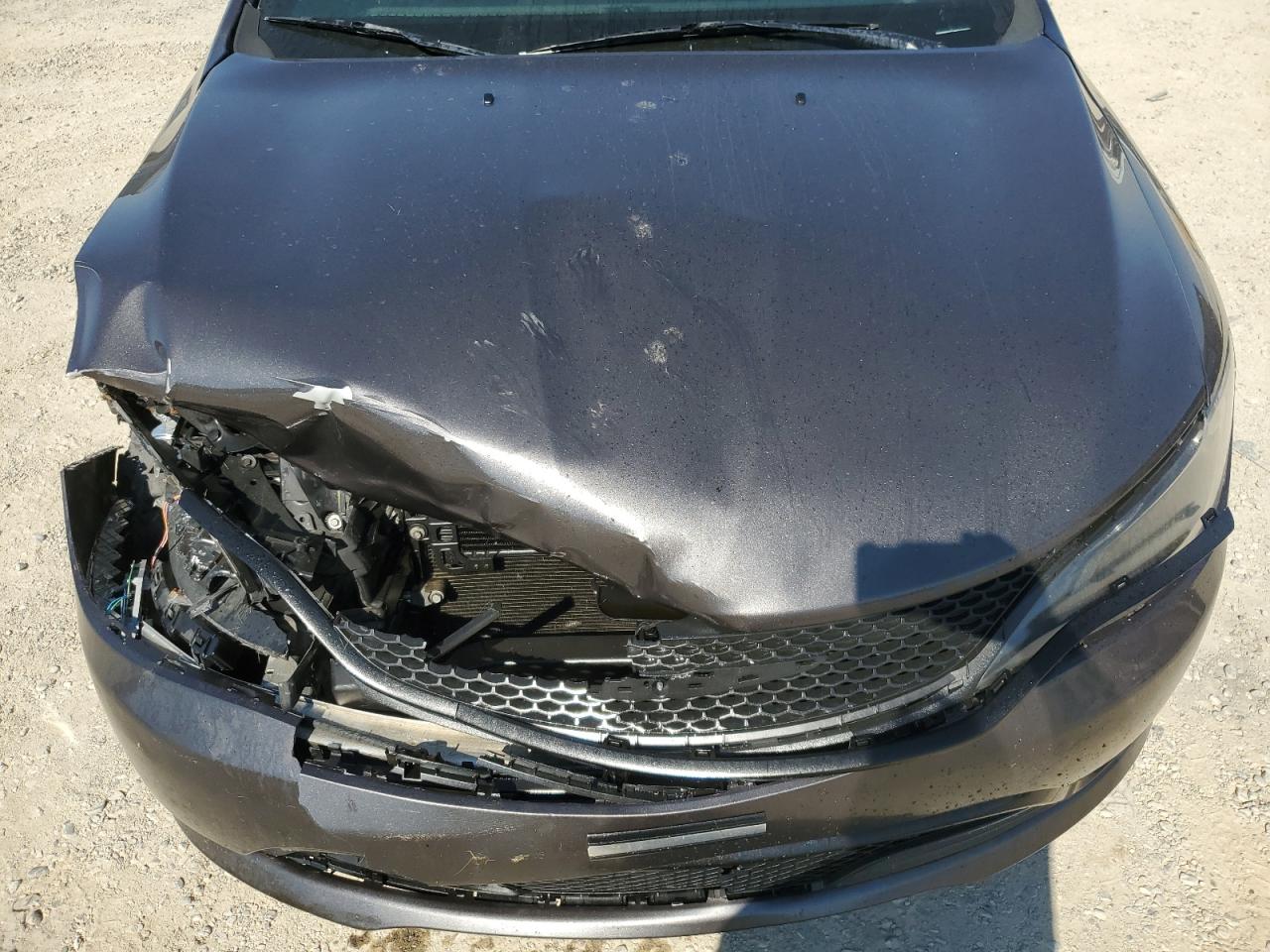 2015 Chrysler 200 VIN 1C3CCCBB0FN553865 Copart auction photo, front end / side damage thumbnail 11