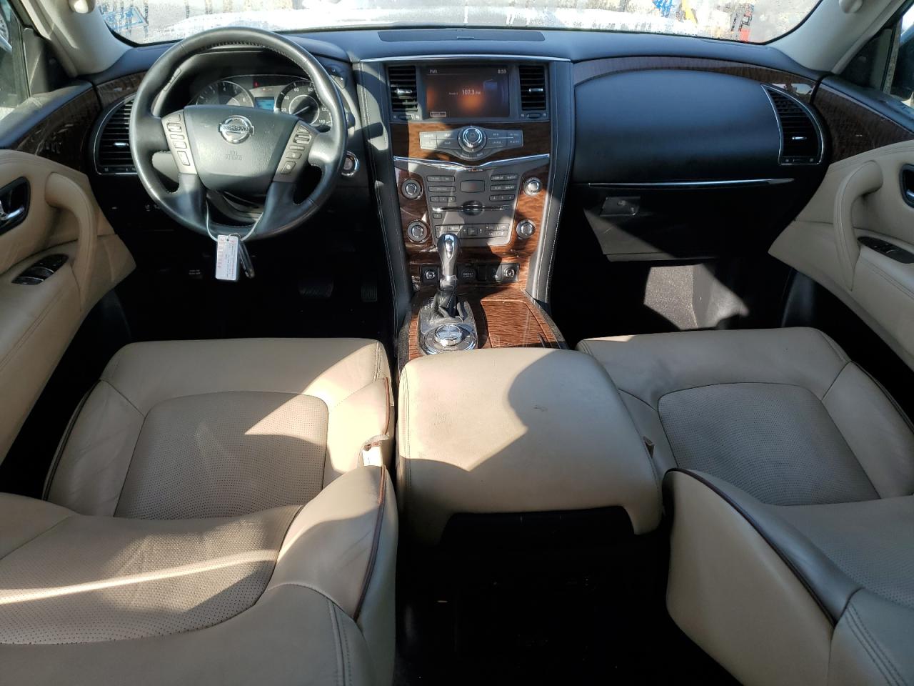 2017 Nissan Armada VIN JN8AY2NC6H9502681 Copart auction photo, front end damage thumbnail 8