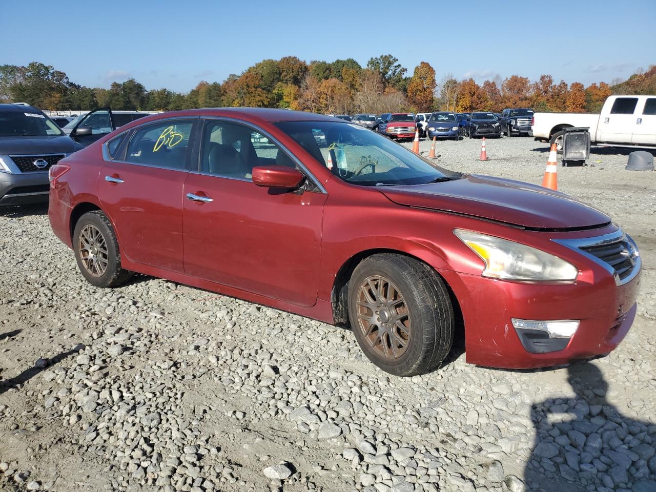 2013 Nissan Altima VIN 1N4AL3AP7DN501278 Copart auction photo, front end / side damage thumbnail 4