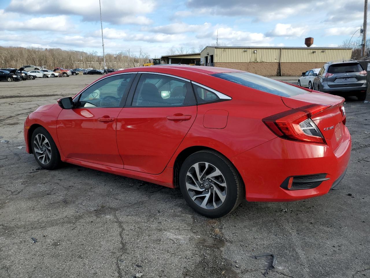 2016 Honda Civic VIN 2HGFC2F78GH527583 Copart auction photo, side / minor dent/scratches damage thumbnail 2