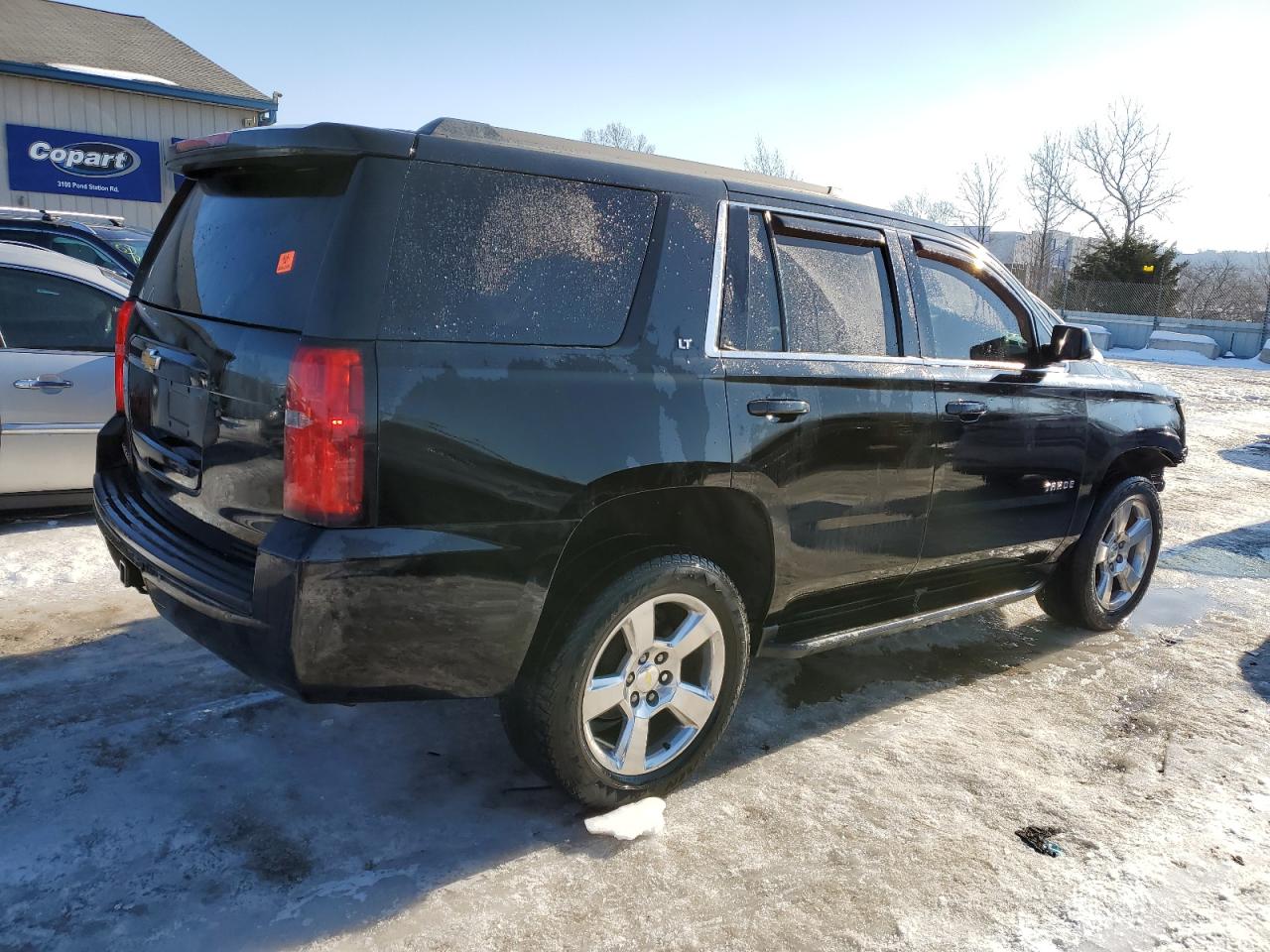 2015 Chevrolet Tahoe VIN 1GNSKBKC8FR197887 Copart auction photo, front end damage thumbnail 3