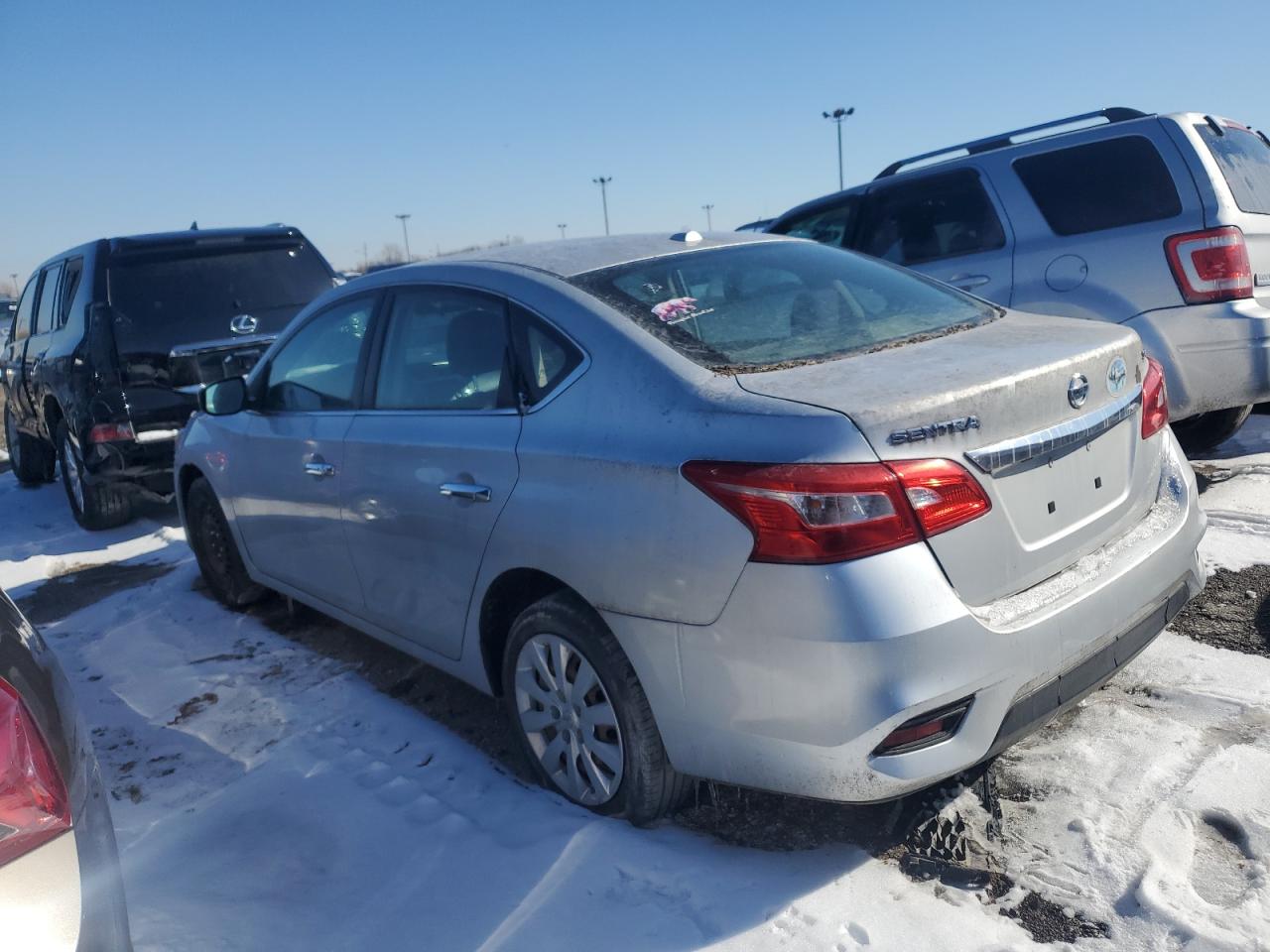 2016 Nissan Sentra VIN 3N1AB7AP9GL639688 Copart auction photo, side / minor dent/scratches damage thumbnail 2