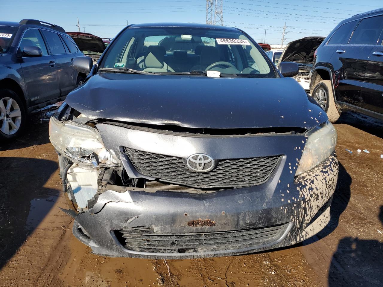 2010 Toyota Corolla VIN 1NXBU4EE3AZ193422 Copart auction photo, front end / minor dent/scratches damage thumbnail 5