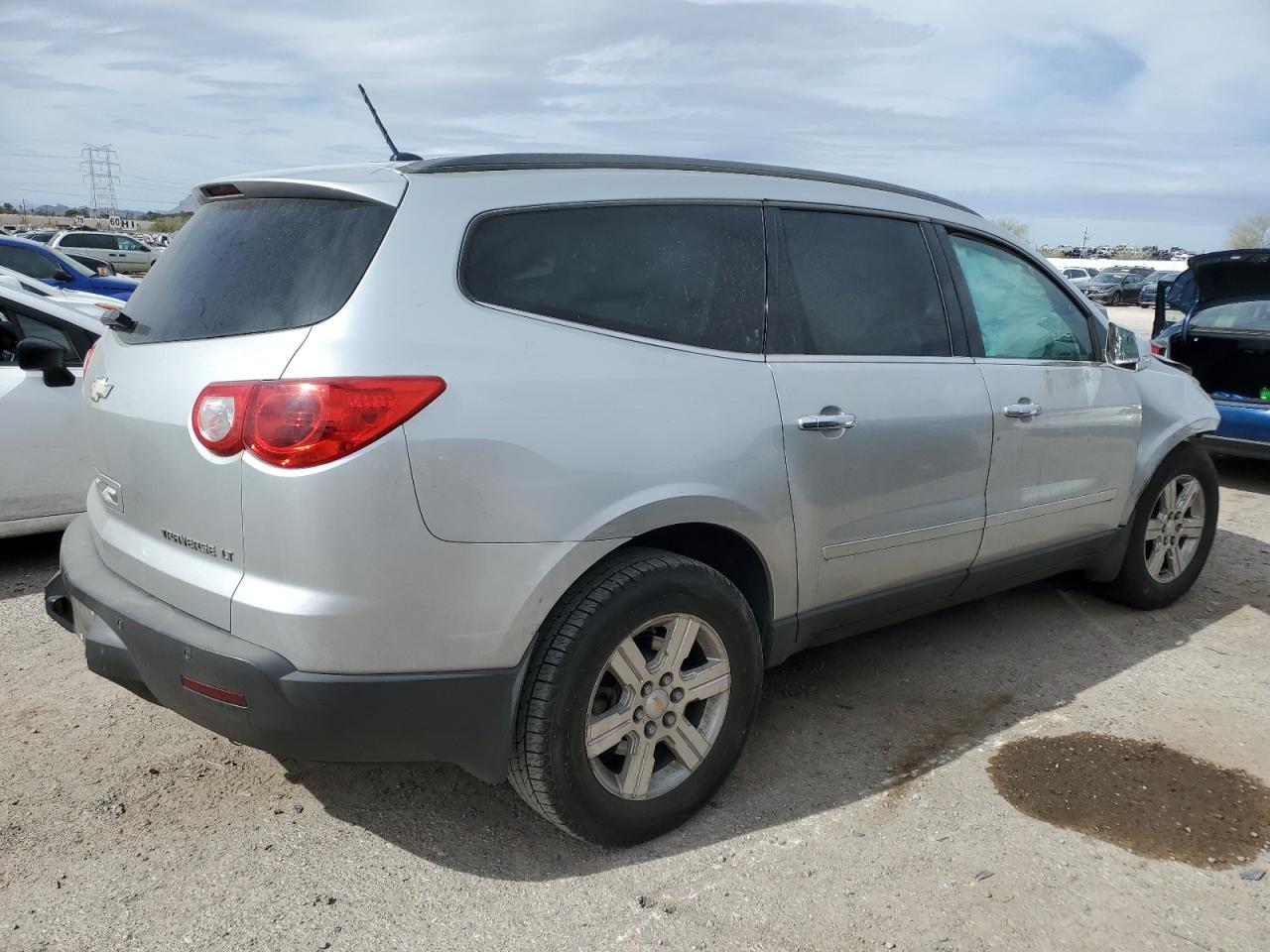 2012 Chevrolet Traverse VIN 1GNKVJED0CJ102108 Copart auction photo, front end / frame damage damage thumbnail 3