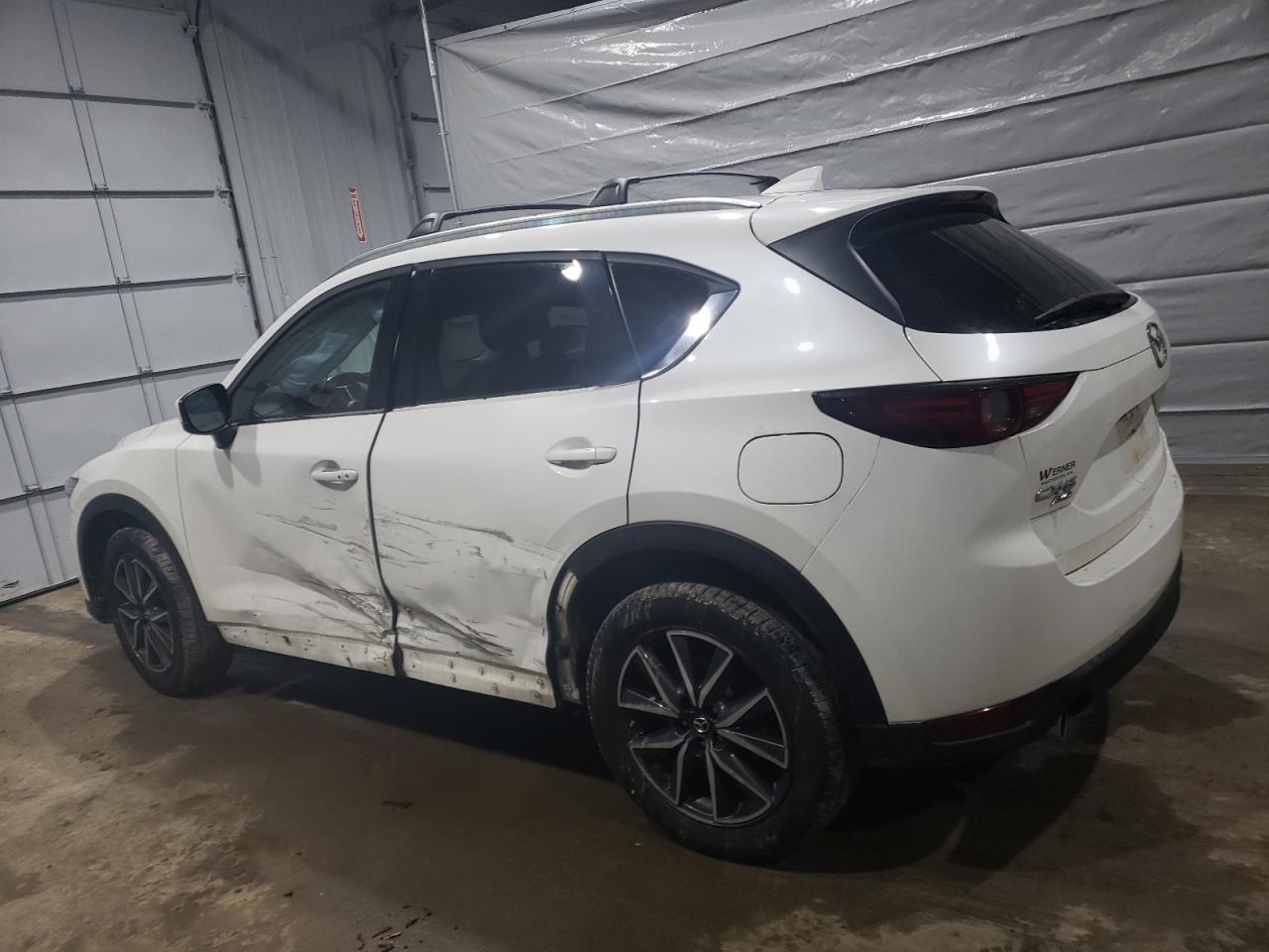 2018 Mazda CX-5 VIN JM3KFBDM6J0379417 Copart auction photo, side / front end damage thumbnail 2