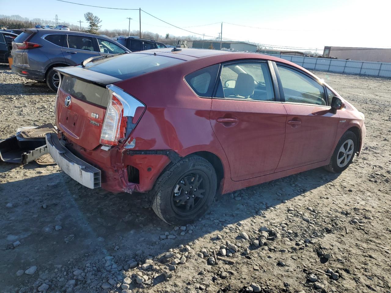 2013 Toyota Prius VIN JTDKN3DU4D0346812 Copart auction photo, rear end / minor dent/scratches damage thumbnail 3