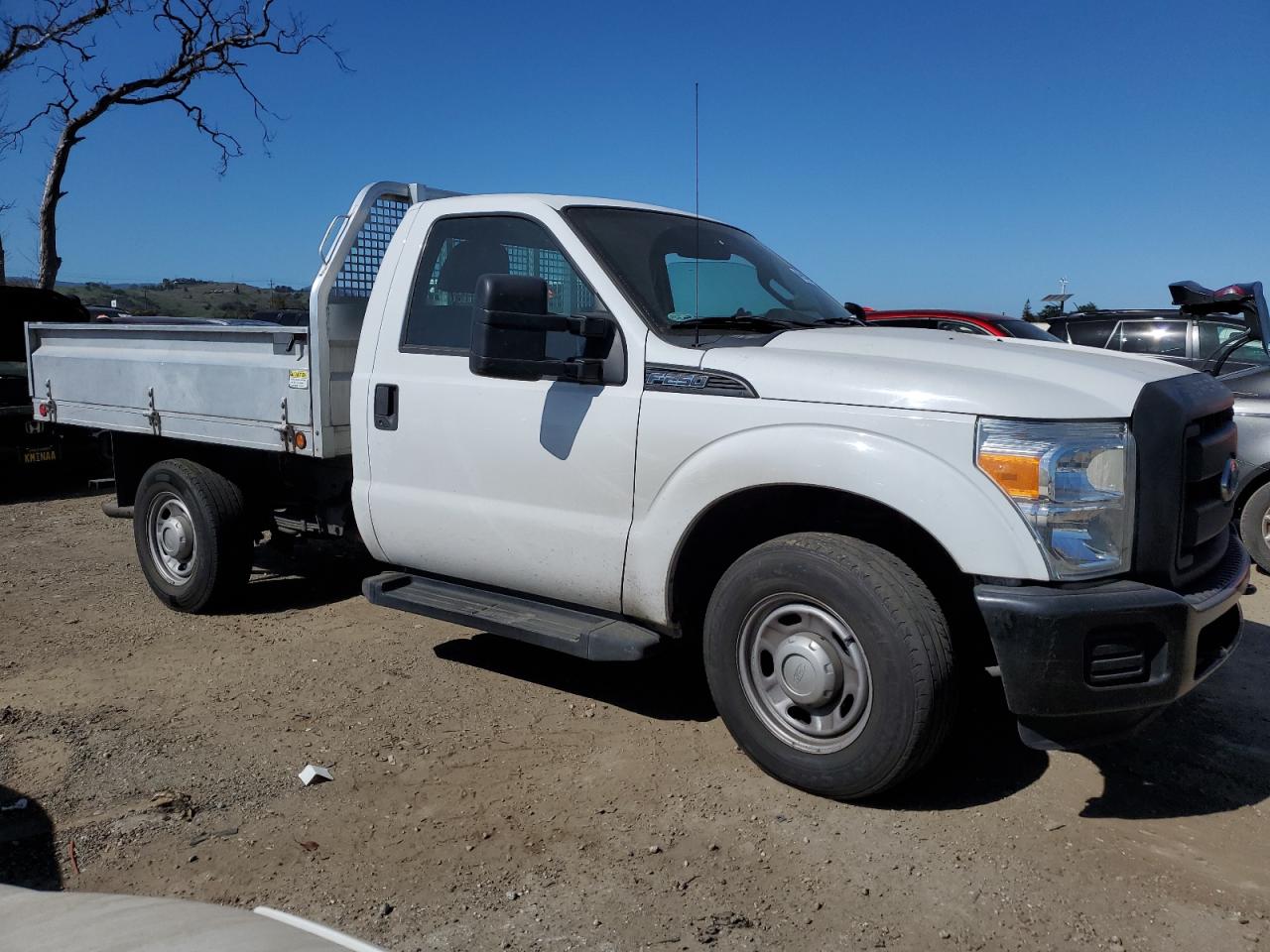 2012 Ford F250 VIN 1FDBF2A69CED01259 Copart auction photo, vandalism damage thumbnail 4
