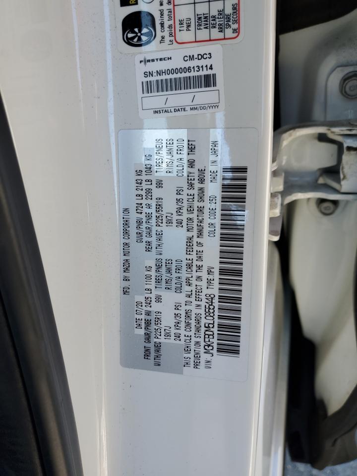 2020 Mazda CX-5 VIN JM3KFBDM5L0855448 Copart auction photo, rear end damage thumbnail 13