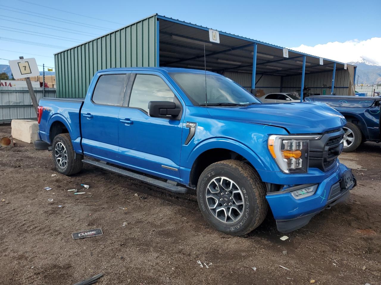 2021 Ford F-150 VIN 1FTFW1ED6MFC71626 Copart auction photo, front end damage thumbnail 4