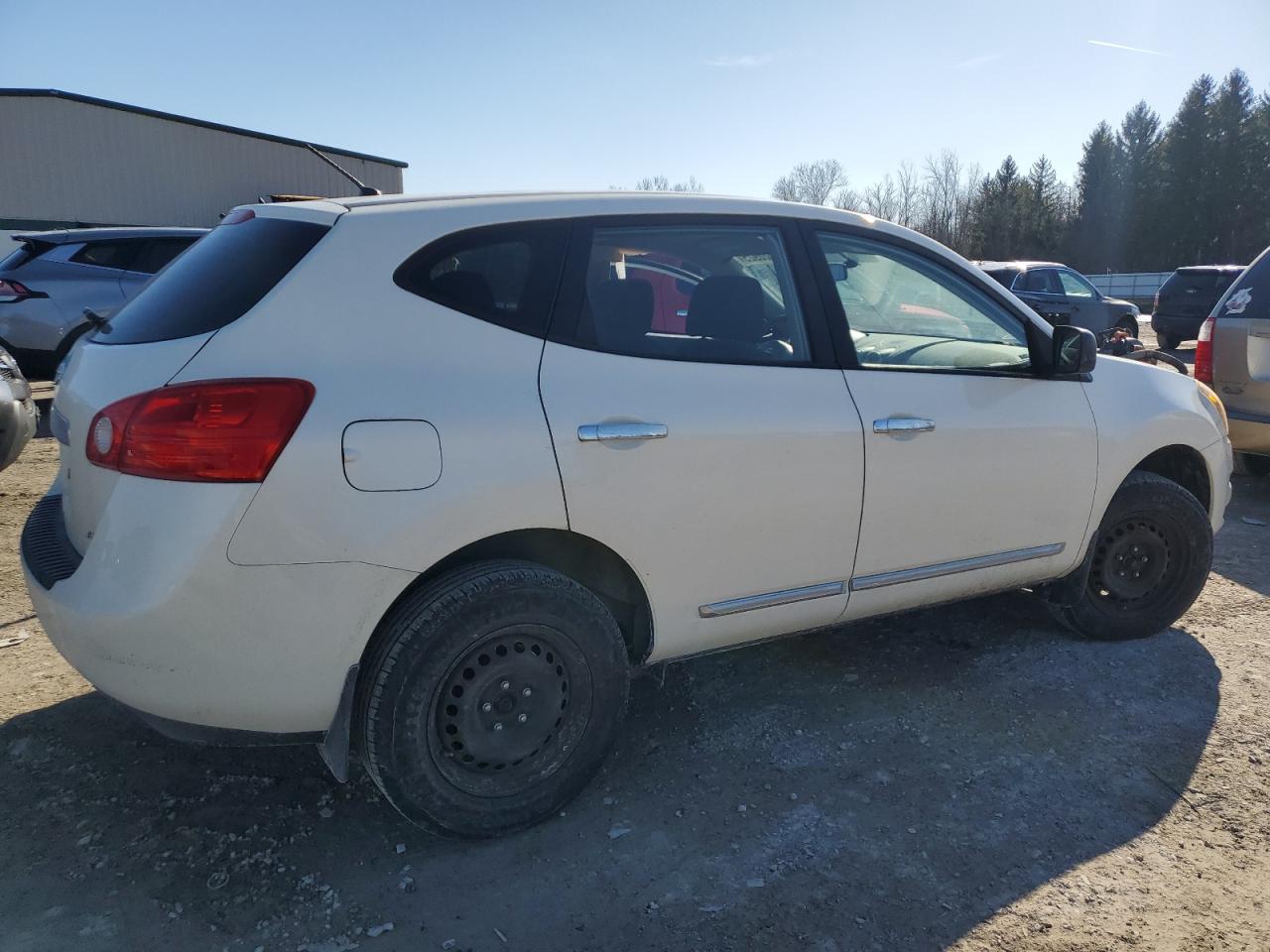 2014 Nissan Rogue VIN JN8AS5MVXEW702210 Copart auction photo, side / front end damage thumbnail 3