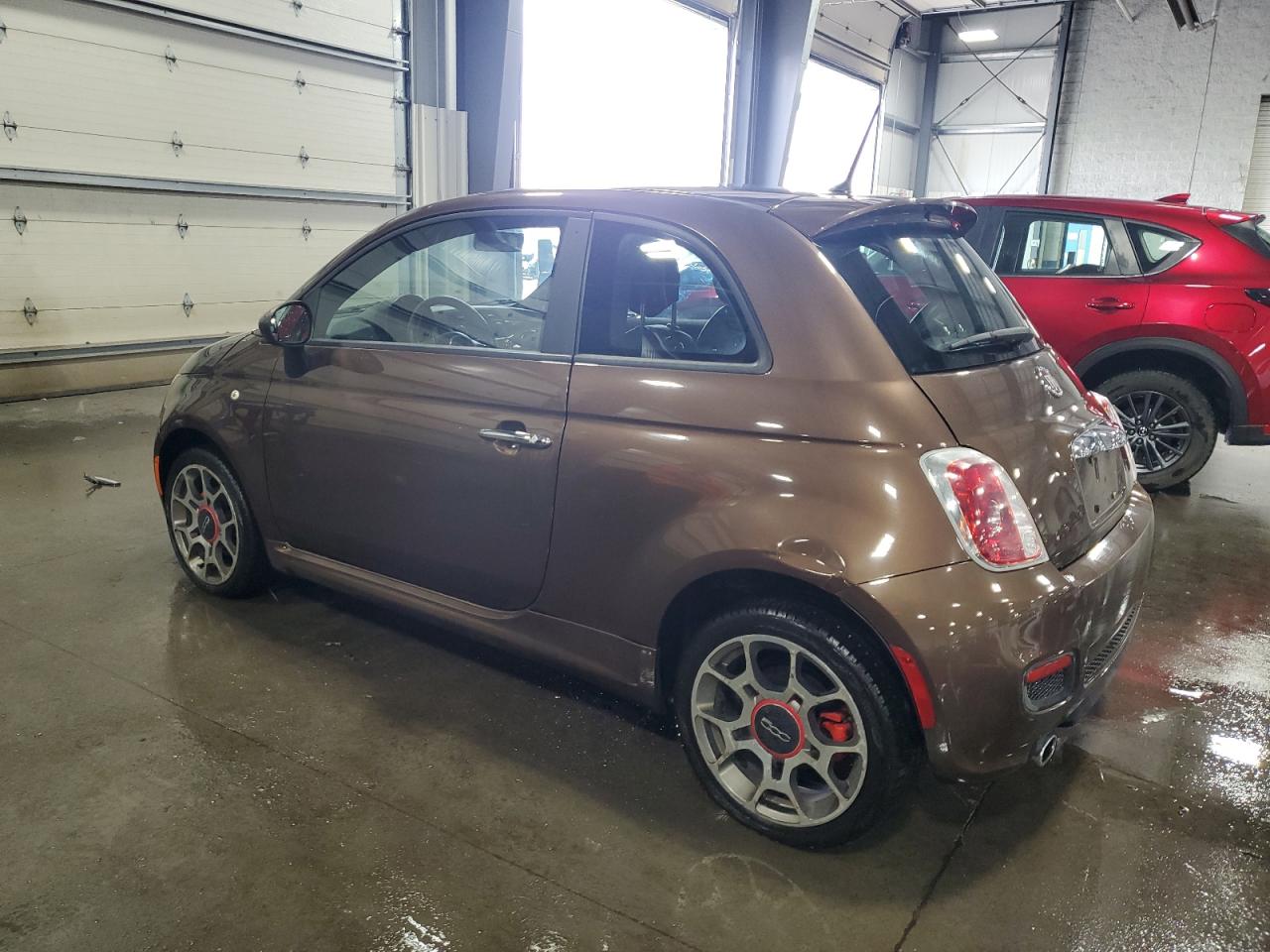 2012 Fiat 500 VIN 3C3CFFBR3CT186915 Copart auction photo, water/flood / front end damage thumbnail 2