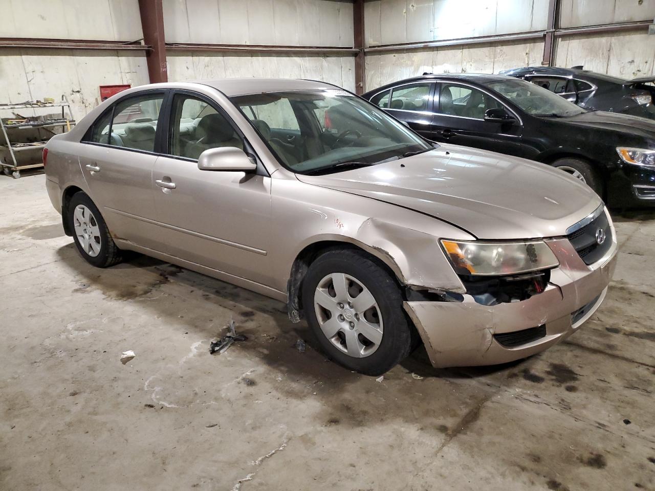 2007 Hyundai Sonata VIN 5NPET46C07H285754 Copart auction photo, front end / minor dent/scratches damage thumbnail 4