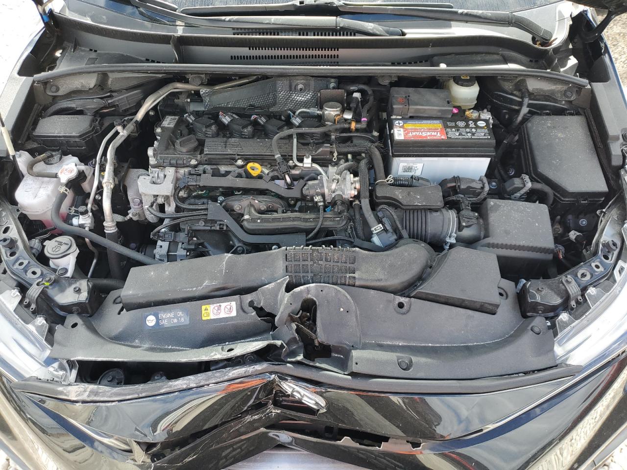 2022 Toyota Corolla VIN JTDS4MCE4NJ095238 Copart auction photo, front end / mechanical damage thumbnail 11