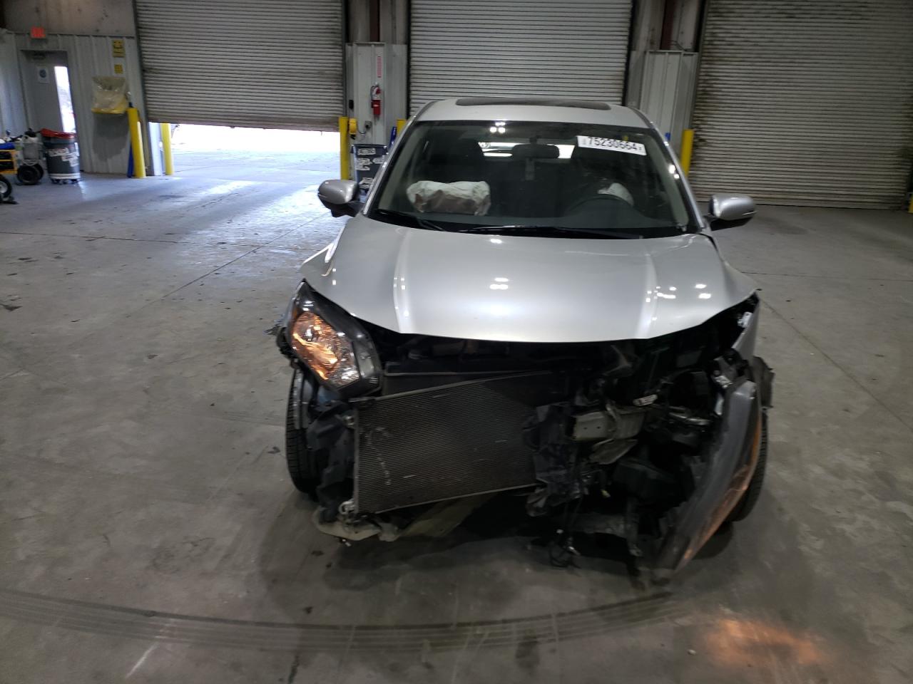 2016 Honda HR-V VIN 3CZRU6H59GM722860 Copart auction photo, front end damage thumbnail 5