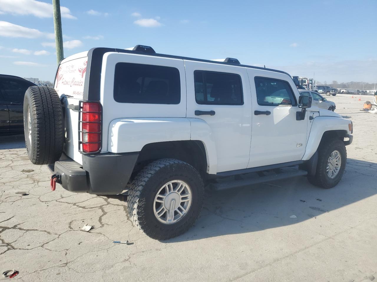 2006 Hummer H3 VIN 5GTDN136568288433 Copart auction photo, normal wear / undercarriage damage thumbnail 3
