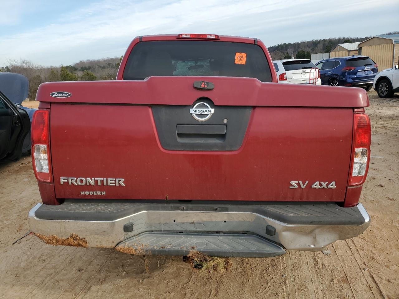 2012 Nissan Navara (Frontier) VIN 1N6AD0EV1CC459244 Copart auction photo, all over damage thumbnail 6