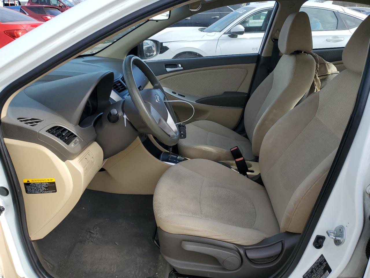 2014 Hyundai Accent VIN KMHCT4AE6EU612351 Copart auction photo, minor dent/scratches / mechanical damage thumbnail 7