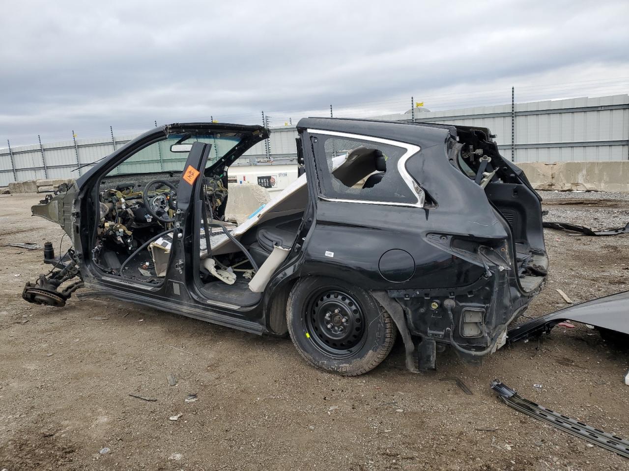 2013 Infiniti JX VIN 5N1AL0MM8DC319607 Copart auction photo, vandalism / stripped damage thumbnail 2